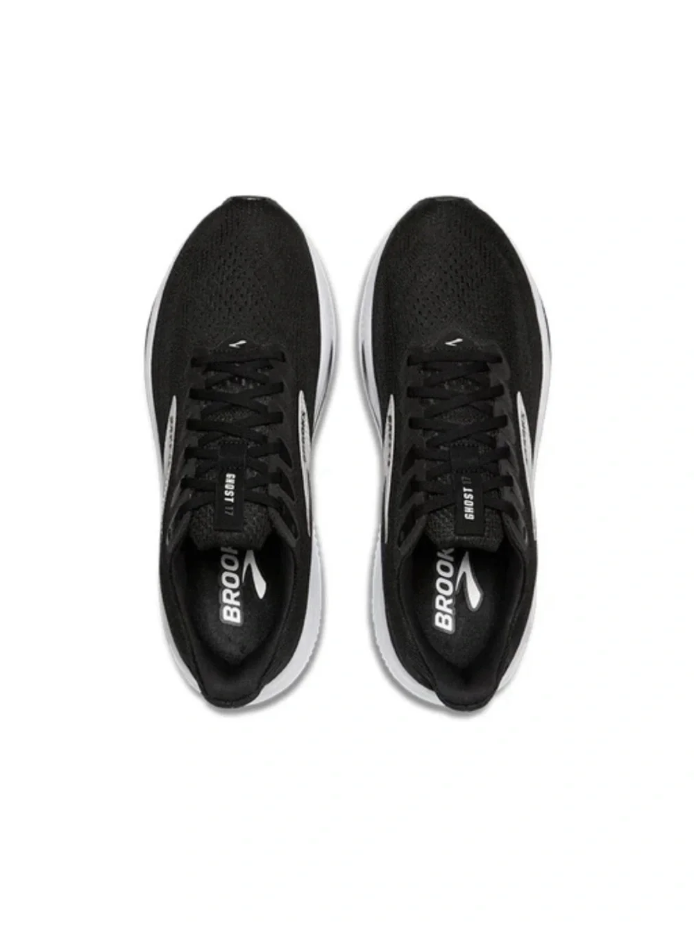 Brooks Black & White Ghost Running Shoes
